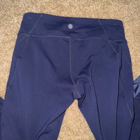 Athleta Navy full length Leggings - Picture 5 of 7